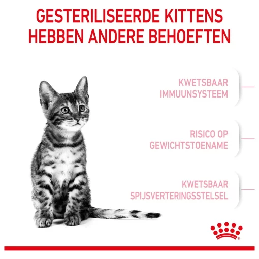 Royal Canin Kitten Sterilised - Kattenvoer - 2 kg