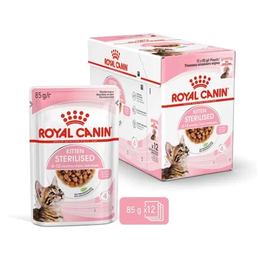 Royal Canin Kitten Sterilised Gravy - Kattenvoer 12 x 85 gram