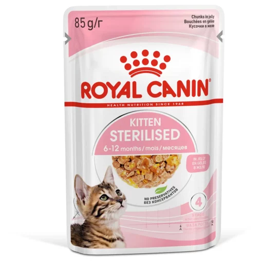 Royal Canin Kitten Sterilised Jelly - Kattenvoer 12 x 85 gram