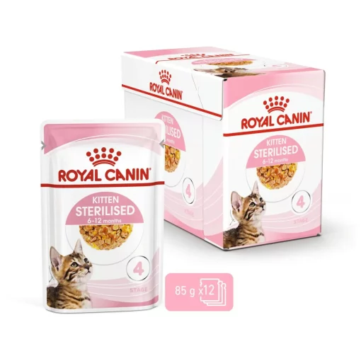 Royal Canin Kitten Sterilised Jelly - Kattenvoer 12 x 85 gram