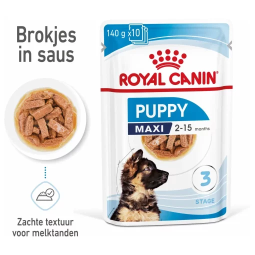 Royal Canin Maxi Puppy Hondenvoer 10 x 140 gram