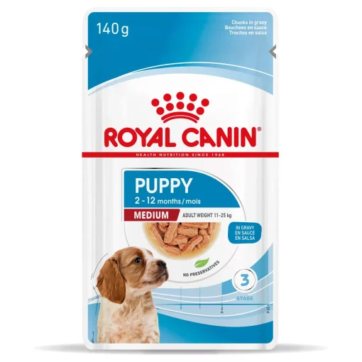 Royal Canin Medium Puppy Hondenvoer 10 x 140 gram