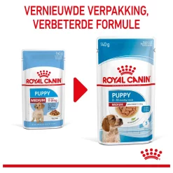 Royal Canin Medium Puppy Hondenvoer 10 x 140 gram 21 Royal Canin Medium Puppy Hondenvoer 10 x 140 gram
