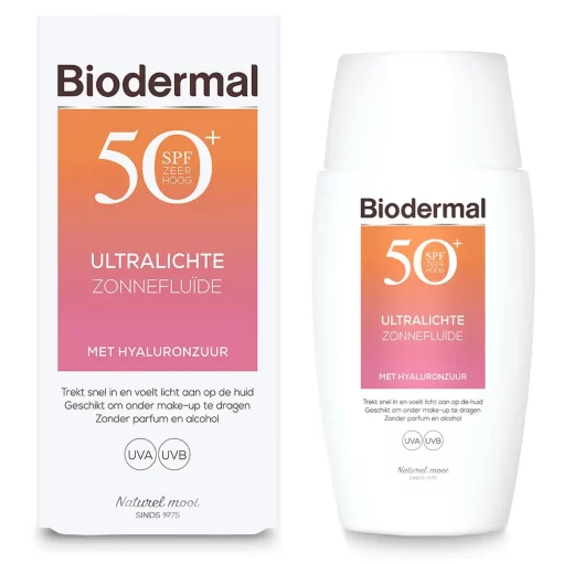 Biodermal Ultralichte Zonnefluïde SPF50 40ml