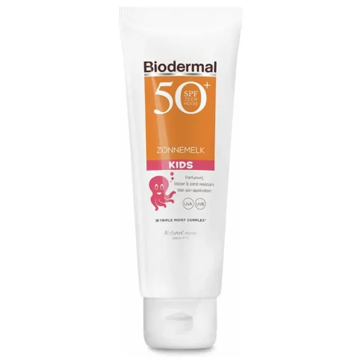 Biodermal Zonnemelk SPF50 125ml voor kinderen