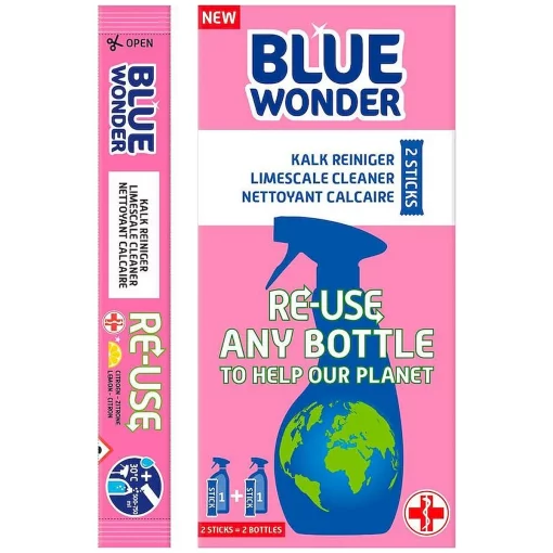 Blue Wonder Herbruikbare Kalkreiniger Sticks (12 x 2 stuks) Duurzaam & Krachtig - Afbeelding 3