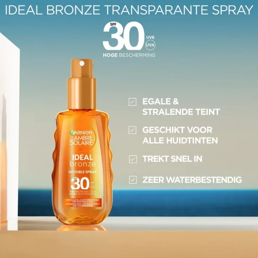 Garnier Ambre Solaire Ideal Bronze In SPF30 150ml highlights