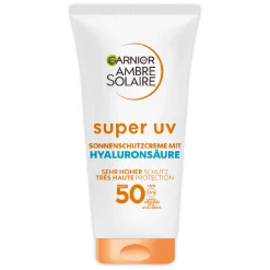 Garnier Ambre Solaire Super UV SPF50 tube voorzijde