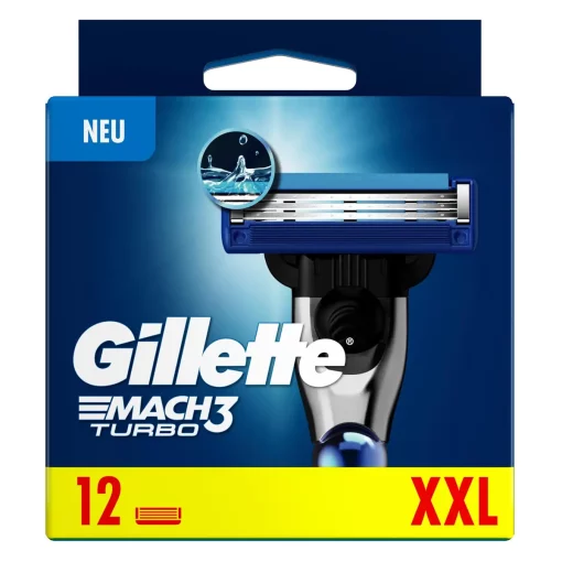 Gillette Mach3 Turbo 12-pack scheermesjes