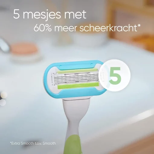 Gillette Venus Extra Smooth 8-pack navulmesjes voor een glad resultaat