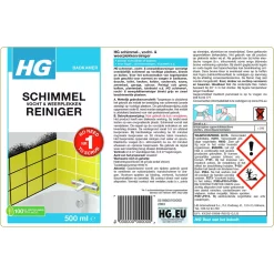 HG Schimmelreiniger (500ml) Verwijder Zwarte Schimmel en Vochtplekken