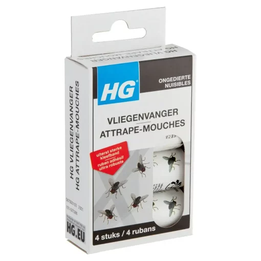 HGX Vliegenvanger (4-pack) Gifvrije en Geurloze Bestrijding van Vliegen - Afbeelding 2