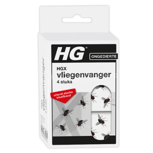 HGX Vliegenvanger (4-pack) Gifvrije en Geurloze Bestrijding van Vliegen