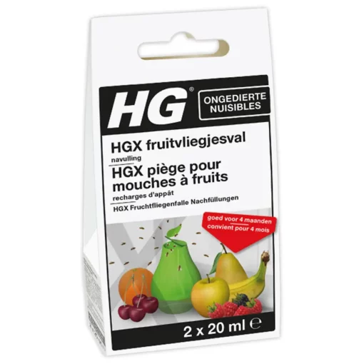 HG tegen fruitvliegjes navulling (40ml) 4 maanden bescherming