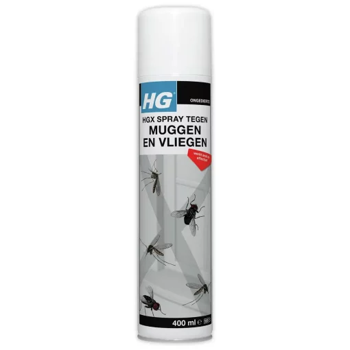 HGX Spray Tegen Muggen en Vliegen! (400ml) Direct Effectief (Snel & Krachtig)