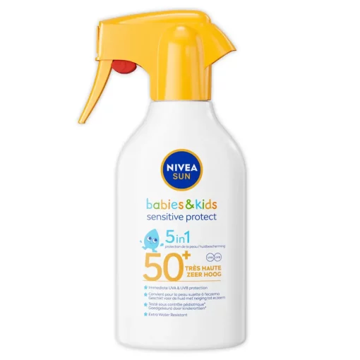 Nivea Sun Babies en Kids Sensitive Protect Zonnebrand Spray SPF50 270ml