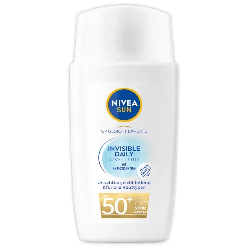 NIVEA SUN Fluid Face Invisible Daily SPF50 flacon voorzijde