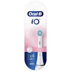 Oral-B IO Gentle Care Opzetborstels 4-Pack White voorzijde