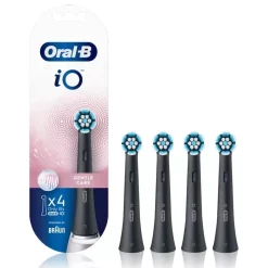 Oral-B iO Gentle Care Opzetborstels 4-pack Zwart