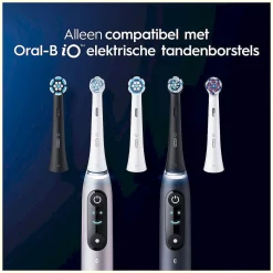 Oral-B iO Ultimate Clean Opzetborstels 4-Pack Diepe reiniging compatible