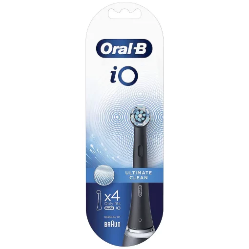 Oral-B iO Ultimate Clean Opzetborstels 4-Pack voorzijde verpakking