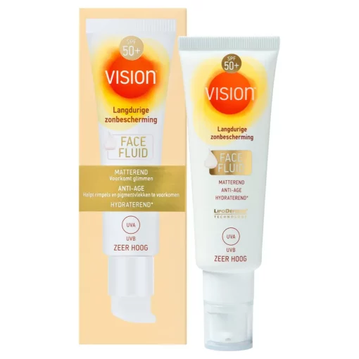 Vision Face Fluid SPF50 50ml Matterende & hydraterende zonnebrand