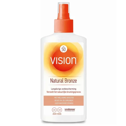 Vision Natural Bronze SPF50 180ml Natuurlijke bruining & bescherming