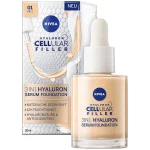 Nivea 3in1 Hyaluron Serum Foundation Light 01 30ml Make-up en verzorging