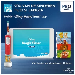 Oral-B Pro Kids Lion King elektrische tandenborstel