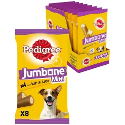 Pedigree Jumbone Mini Hondensnacks Kip en Lam (32 stuks)