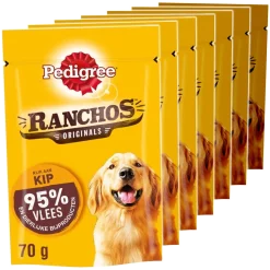 Pedigree Ranchos Hondensnacks Kip 7x70g Natuurlijk en Lekker