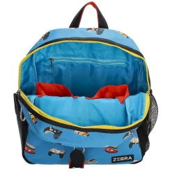 Zebra Trends Boys Rugzak Aquablauw open