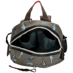 Zebra Trends Dinos Rugzak Grijs open