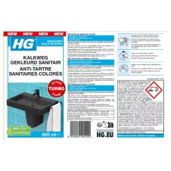 HG kalkweg gekleurd sanitair 500ml