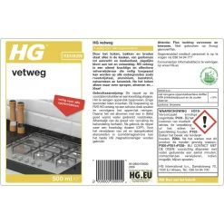 HG Vetweg 500ml - Krachtige & veilige keukenontvetter
