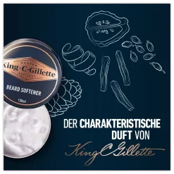 King C Gillette Baardbalsem 100ml Luxe verzorging voor elke baard