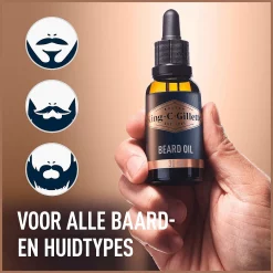 King C Gillette Baardolie 30ml alle baardtypes