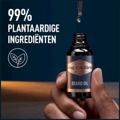 King C Gillette Baardolie 30ml plantaardige olie