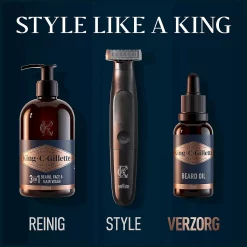 King C Gillette Baardolie 30ml style like a king