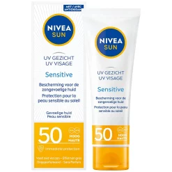 Nivea Sun Face Sensitive Zonnebrand Gezicht SPF50