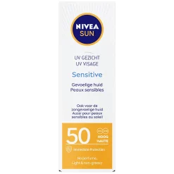 Nivea Sun Face Sensitive Zonnebrand Gezicht SPF50