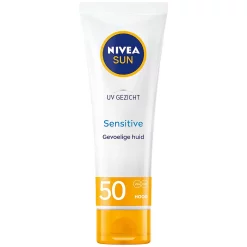 Nivea Sun Face Sensitive Zonnebrand Gezicht SPF50
