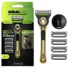 Gillette Labs Gold Scheermes met Wandhouder en 5 mesjes