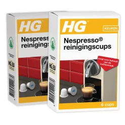 2x HG Nespresso Reinigingscups