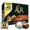 L'OR Espresso Lungo Estremo Koffiecups 40x