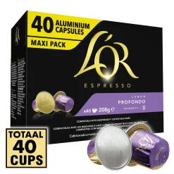 L'OR Espresso Lungo Profondo Koffiecups 40x