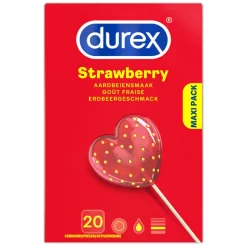 Durex Condooms Aardbei 20-Pack Veilig & Verleidelijk Genot