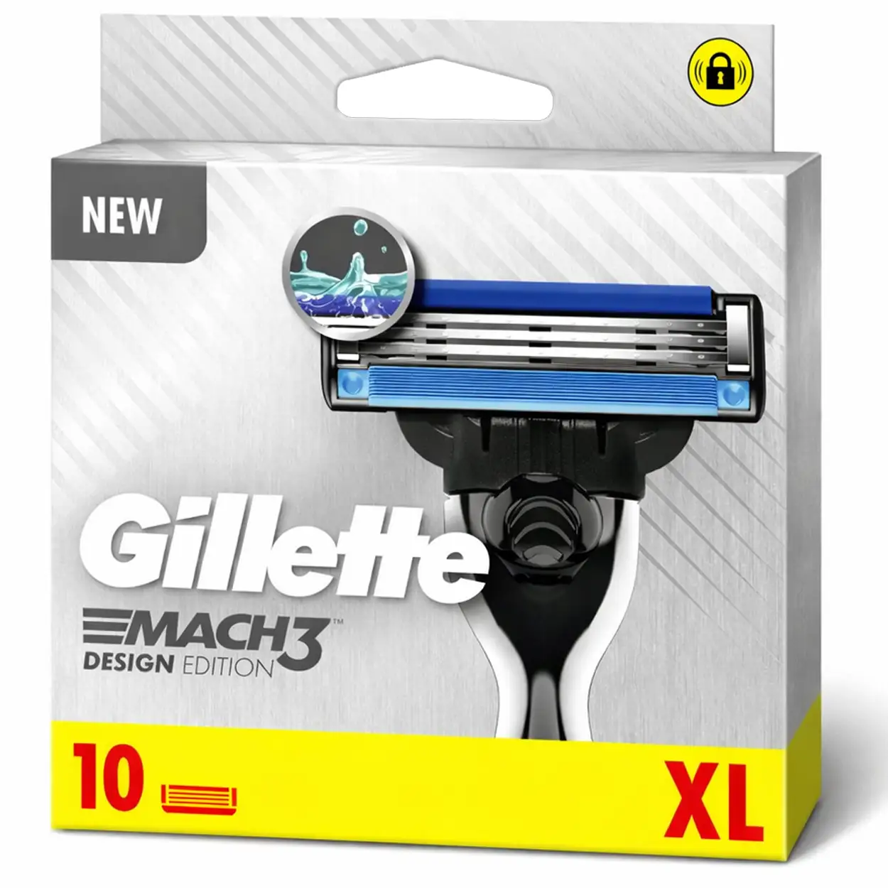 Gillette Mach3 Design Edition 10-Pack Klassiek glad & stijlvol 3 Gillette Mach3 Design Edition 10-Pack Klassiek glad & stijlvol