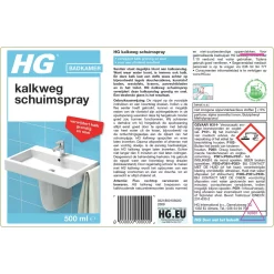 HG Kalkweg Schuimspray 500ml Glanzend schoon zonder schrobben