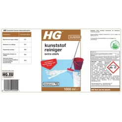 HG kunststofreiniger extra sterk 1 Liter #79